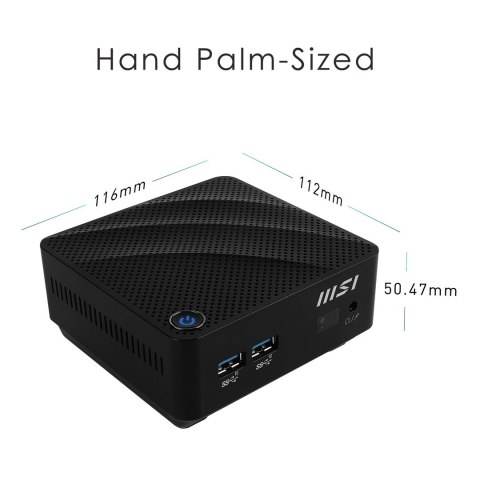 MSI Cubi N JSL-043EU Celeron N4500 4GB SSD128GB M.2 Win11 Pro Black MSI Cubi N JSL-043EU Celeron N4500 4GB SSD128GB M.2 Win11 Pro Black