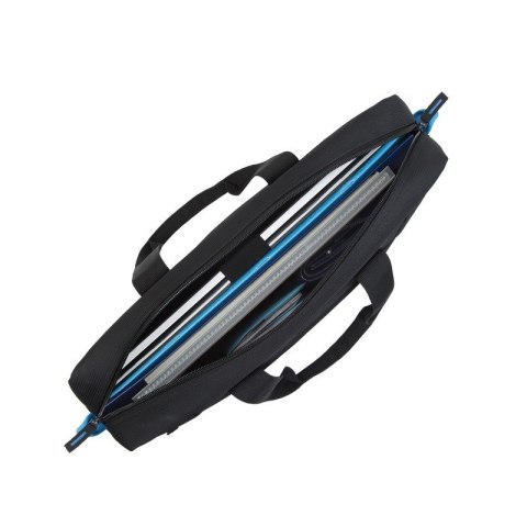 RIVACASE TORBA NA LAPTOP 16" REGENT, CZARNA, POLIESTER, KIESZENIE NA SMARTFON, DOKUMENTY, WIZYTÓWKI I AKCESORIA RIVACASE TORBA NA LAPTOP 16" REGENT, CZARNA, POLIESTER, KIESZENIE NA SMARTFON, DOKUMENTY, WIZYTÓWKI I AKCESORIA