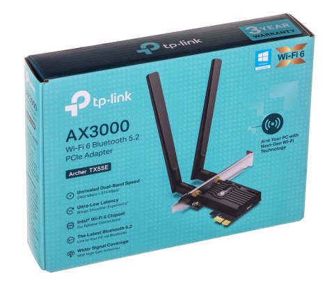 AX3000 WI-FI 6 PCIE ADAPTER/DUAL-BAND WITH BLUETOOTH AX3000 WI-FI 6 PCIE ADAPTER/DUAL-BAND WITH BLUETOOTH