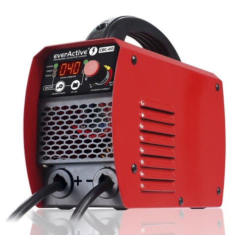EVERACTIVE PROSTOWNIK SAMOCHODOWY Z ROZRUCHEM, INWERTEROWY, DO AKUMULATORA12V/24V CBC40 EVERACTIVE PROSTOWNIK SAMOCHODOWY Z ROZRUCHEM, INWERTEROWY, DO AKUMULATORA12V/24V CBC40