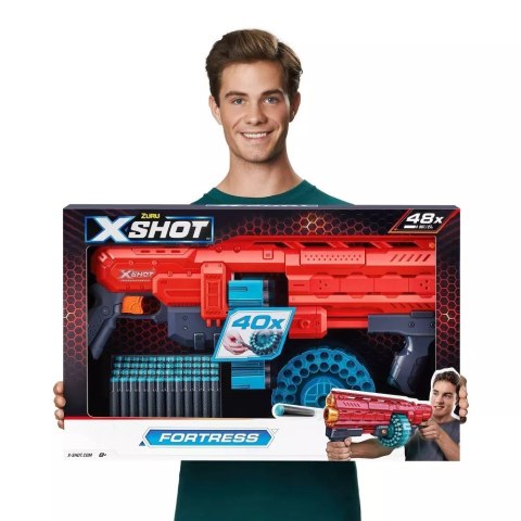 ZURU X-SHOT ExcelFortress wyrzutnia48s 36507 40190 ZURU X-SHOT ExcelFortress wyrzutnia48s 36507 40190