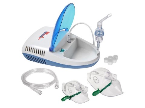 Inhalator nebulizator Promedix, zestaw, maski, filterki, PR-820 Inhalator nebulizator Promedix, zestaw, maski, filterki, PR-820