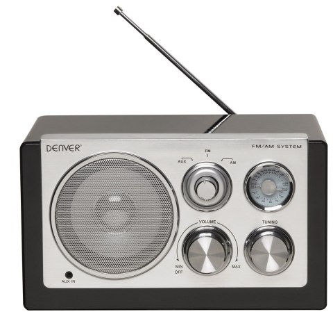 Radio w eleganckim stylu Denver TR-61 czarny Radio w eleganckim stylu Denver TR-61 czarny
