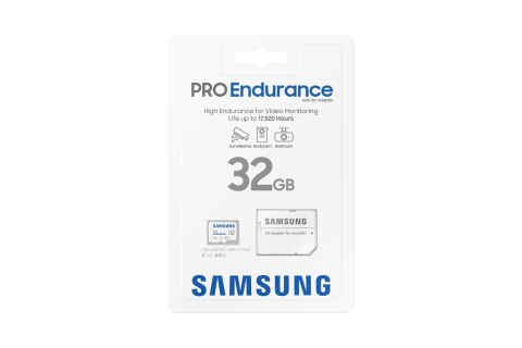 SAMSUNG Karta pamieci Micro SD PRO Endurance 32GB SAMSUNG Karta pamieci Micro SD PRO Endurance 32GB