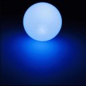 Solarna lampa GreenBlue, wolnostojąca, ogrodowa, kula 25x25x58cm, RGB LED, GB165