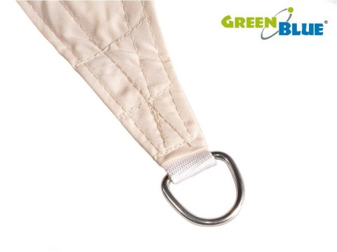 Żagiel ogrodowy zacieniacz UV poliester 4m trójkąt GreenBlue GB501 kremowy hydrofobowa powierzchnia Żagiel ogrodowy zacieniacz UV poliester 4m trójkąt GreenBlue GB501 kremowy hydrofobowa powierzchnia