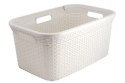 CURVER KOSZ DO MAGLA "NATURAL STYLE" 45L /KREMOWY
