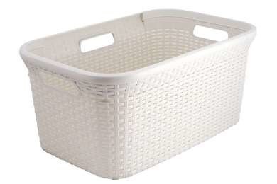 CURVER KOSZ DO MAGLA "NATURAL STYLE" 45L /KREMOWY CURVER KOSZ DO MAGLA "NATURAL STYLE" 45L /KREMOWY