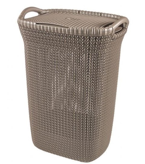 CURVER KOSZ NA BIELIZNĘ KNIT 57L /BRĄZOWOSZARY CURVER KOSZ NA BIELIZNĘ KNIT 57L /BRĄZOWOSZARY