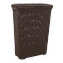CURVER KOSZ NA BIELIZNĘ "NATURAL STYLE" 40L /CIEMNY BRĄZ