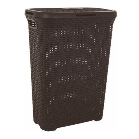 CURVER KOSZ NA BIELIZNĘ "NATURAL STYLE" 40L /CIEMNY BRĄZ CURVER KOSZ NA BIELIZNĘ "NATURAL STYLE" 40L /CIEMNY BRĄZ