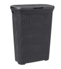 CURVER KOSZ NA BIELIZNĘ "NATURAL STYLE" 60L /CIEMNY SZARY