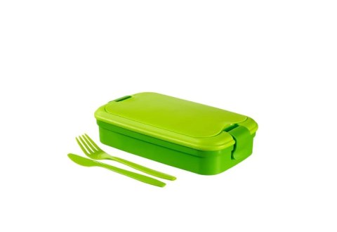 CURVER POJEMNIK ŚNIADANIOWY ZE SZTUĆCAMI LUNCH&GO 1,4L /ZIELONY CURVER POJEMNIK ŚNIADANIOWY ZE SZTUĆCAMI LUNCH&GO 1,4L /ZIELONY