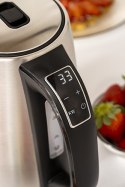 Czajnik metalowy 1,7L z LCD & regulacją temperatury Adler