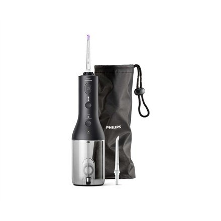Philips | HX3826/33 Irygator Sonicare Power Flosser | Irygator doustny | Bezprzewodowy | 250 ml | Liczba głowic 1 | Czarny Philips | HX3826/33 Irygator Sonicare Power Flosser | Irygator doustny | Bezprzewodowy | 250 ml | Liczba głowic 1 | Czarny