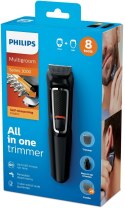 Philips | MG3730/15 | Trymer do twarzy i włosów 8 w 1 | Bezprzewodowy | Liczba stopni długości | Czarny