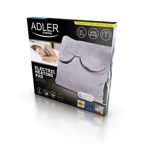 Poduszka elektryczna - szara Adler Poduszka elektryczna - szara Adler