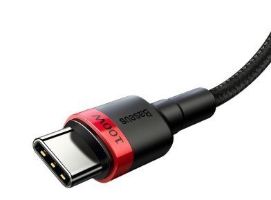 CABLE USB TO USB-C 2M/RED/BLACK CATKLF-AL91 BASEUS CABLE USB TO USB-C 2M/RED/BLACK CATKLF-AL91 BASEUS