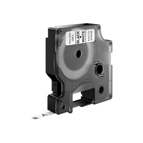 D1-TAPE 6MM X 7M/BLACK ON WHITE D1-TAPE 6MM X 7M/BLACK ON WHITE