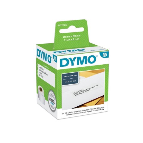 LW-LABELS 28X 89MM SHIPPING/WHITE 2X 130 PCS LW-LABELS 28X 89MM SHIPPING/WHITE 2X 130 PCS