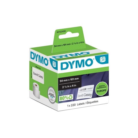 LW-LABELS 54X 101MM SHIPPING/WHITE 1X 220 PCS LW-LABELS 54X 101MM SHIPPING/WHITE 1X 220 PCS