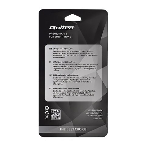 Qoltec Etui na Samsung Galaxy S6 Edge | G925F | Silikon Qoltec Etui na Samsung Galaxy S6 Edge | G925F | Silikon