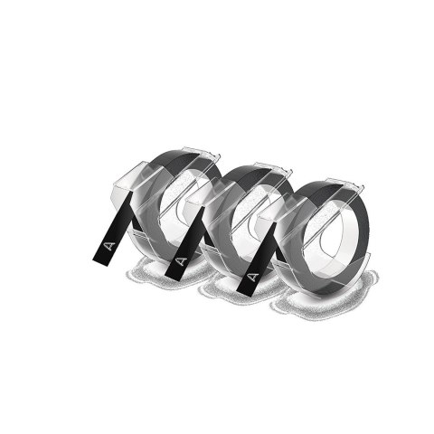 RIBBON 3X-BLISTER 9MM/3M/GLOSSY BLACK RIBBON 3X-BLISTER 9MM/3M/GLOSSY BLACK
