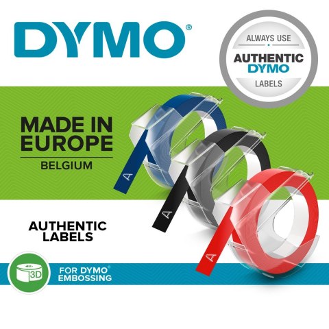 RIBBON 3X-BLISTER 9MM/3M/GLOSSY BLACK RIBBON 3X-BLISTER 9MM/3M/GLOSSY BLACK