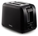TEFAL | TT1A1830 | Toster | Moc 800 W | Ilość slotów: 2 | Materiał obudowy: tworzywo sztuczne | Czarny