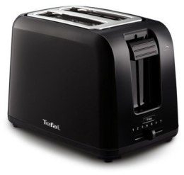 TEFAL | TT1A1830 | Toster | Moc 800 W | Ilość slotów: 2 | Materiał obudowy: tworzywo sztuczne | Czarny