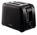 TEFAL | TT1A1830 | Toster | Moc 800 W | Ilość slotów: 2 | Materiał obudowy: tworzywo sztuczne | Czarny