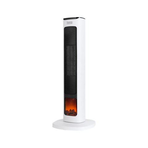 Termowentylator kolumnowy PTC Teesa z funkcją imitacji kominka. Termowentylator kolumnowy PTC Teesa z funkcją imitacji kominka.