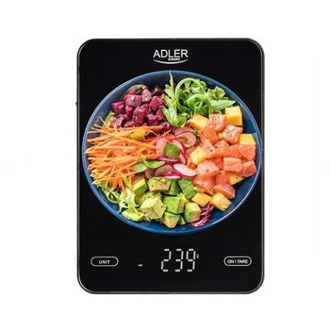 Waga kuchenna 10kg ładowana przez USB Adler Waga kuchenna 10kg ładowana przez USB Adler