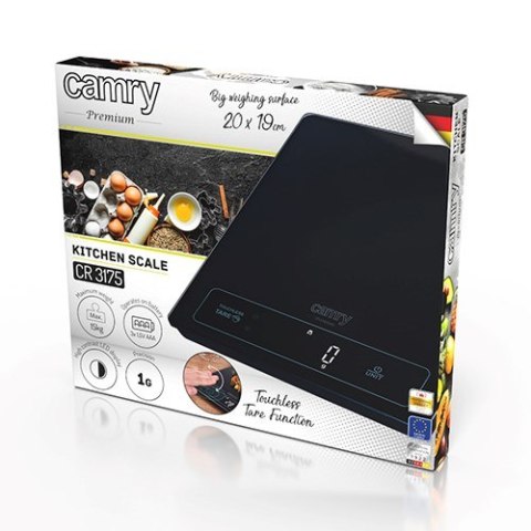 Waga kuchenna - 15kg - bezdotykowe tarowanie Camry Waga kuchenna - 15kg - bezdotykowe tarowanie Camry