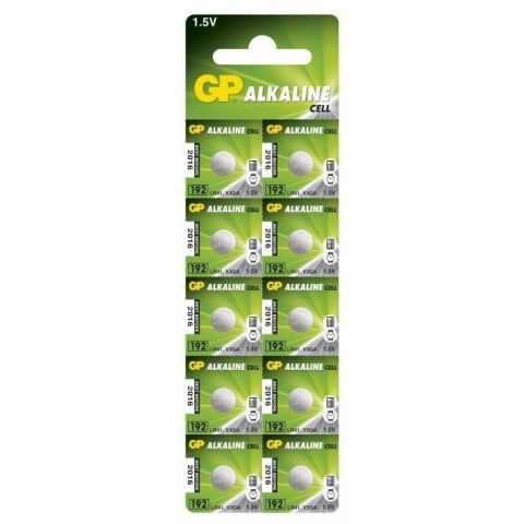 Bat. zegarkowe ALKALICZNE alkaliczna, AG3 / LR41, 1.5V blister 10 szt. (192-U10) Bat. zegarkowe ALKALICZNE alkaliczna, AG3 / LR41, 1.5V blister 10 szt. (192-U10)