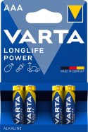 Bateria alkaliczna VARTA LR03 LONGLIFE 4szt./bl.