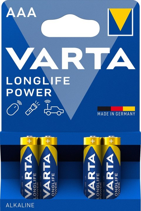 Bateria alkaliczna VARTA LR03 LONGLIFE 4szt./bl. Bateria alkaliczna VARTA LR03 LONGLIFE 4szt./bl.