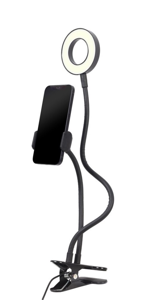 MOBILE ACC SELFIE RING&HOLDER/LED-RING4-PH-01 GEMBIRD MOBILE ACC SELFIE RING&HOLDER/LED-RING4-PH-01 GEMBIRD