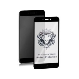 Qoltec Hartowane szkło ochronne PREMIUM do Xiaomi Redmi 5A | CZARNE