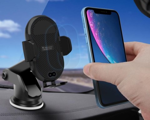 UCHWYT DO SMARTPHONA Z ŁADOWARKĄ BEZPRZEWODOWĄ QI UCHWYT DO SMARTPHONA Z ŁADOWARKĄ BEZPRZEWODOWĄ QI
