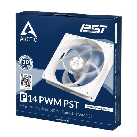 KA1/4hler ARCTIC P14 PWM PST (biały/tran KA1/4hler ARCTIC P14 PWM PST (biały/tran