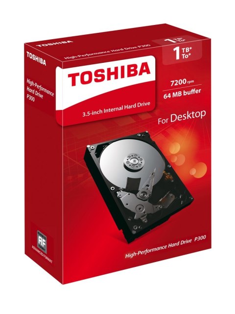 Komputer stacjonarny Toshiba P300 - 2 TB - SATA 6 Komputer stacjonarny Toshiba P300 - 2 TB - SATA 6