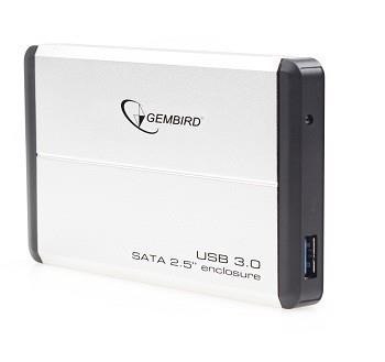 OBUDOWA HDD EXT. USB3 2.5" SILVER EE2-U3S-2-S GEMBIRD OBUDOWA HDD EXT. USB3 2.5" SILVER EE2-U3S-2-S GEMBIRD