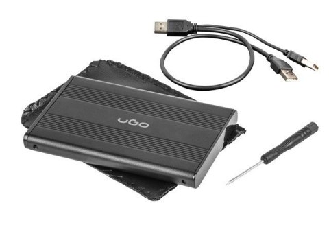 Obudowa do dysku Ugo S120 Marapi SATA 2.5cala USB 2.0 czarny Obudowa do dysku Ugo S120 Marapi SATA 2.5cala USB 2.0 czarny