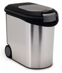 CURVER POJEMNIK DO PRZECHOWYWANIA KARMY 12KG 35L /IML SREBRNY