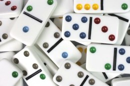 Domino szóstkowe klasyczna gra w puszce 53913 TACTIC
