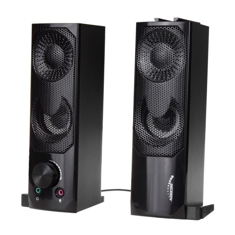 Głośniki komputerowe soundbar Audiocore 3Wx2, LED, USB 5v, wejście liniowe, AC955 Głośniki komputerowe soundbar Audiocore 3Wx2, LED, USB 5v, wejście liniowe, AC955