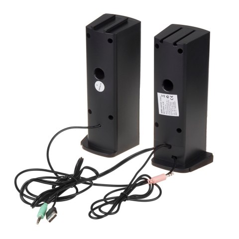 Głośniki komputerowe soundbar Audiocore 3Wx2, LED, USB 5v, wejście liniowe, AC955 Głośniki komputerowe soundbar Audiocore 3Wx2, LED, USB 5v, wejście liniowe, AC955