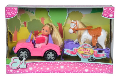 Lalka Evi Jeep + koń Simba p6 Lalka Evi Jeep + koń Simba p6