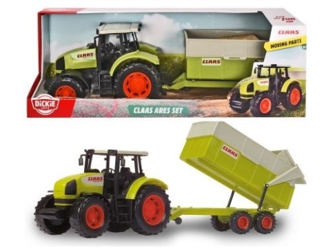 Traktor CLAAS Ares z przyczepką 57cm Dickie Traktor CLAAS Ares z przyczepką 57cm Dickie